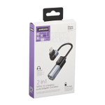 Адаптер Apple Dual Lightning аудио конвертер S-M362 Joyroom silver-grey