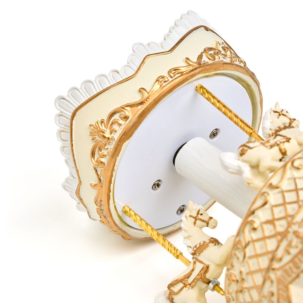 МУЗЫКАЛЬНАЯ СТАТУЭТКА "КАРУСЕЛЬ" 12,4Х12,4Х22,9 СМ