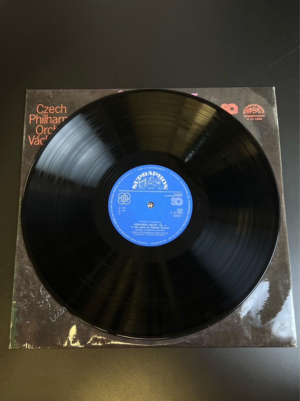 LP Schoenberg / Mahler - Czech Philharmonic Orchestra. Виниловая пластинка 12 дюймов. Чехословакия 1977 год.