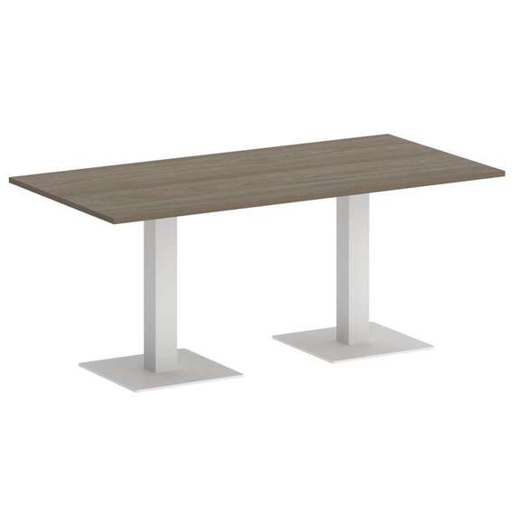 Yalta Стол прямоугольный LT.SPRG-4 Вяз Благородный/Металл Белый 1800*900*750