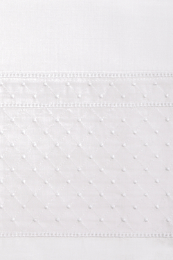 Постельное белье 1.5 спальное Bovi Venice белое Португалия фрагмент