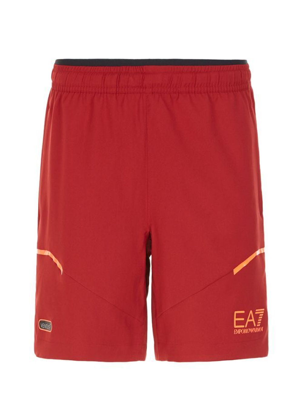 Мужские теннисные шорты EA7 Man Woven Shorts - red dahlia