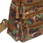 Сумка мужская «Cross Body», 4 кармана, цвет хаки, 28*17*6см