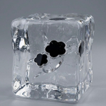 Кольцо Цветок двойной с ониксом