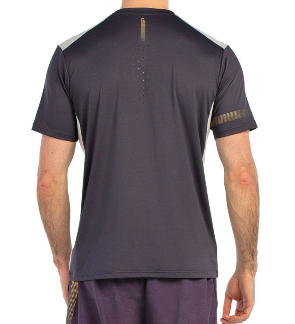 Мужская теннисная футболка Bullpadel Brece - черный