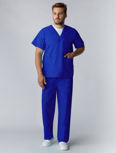 Костюм хирурга (тк.ТиСи), васильковый