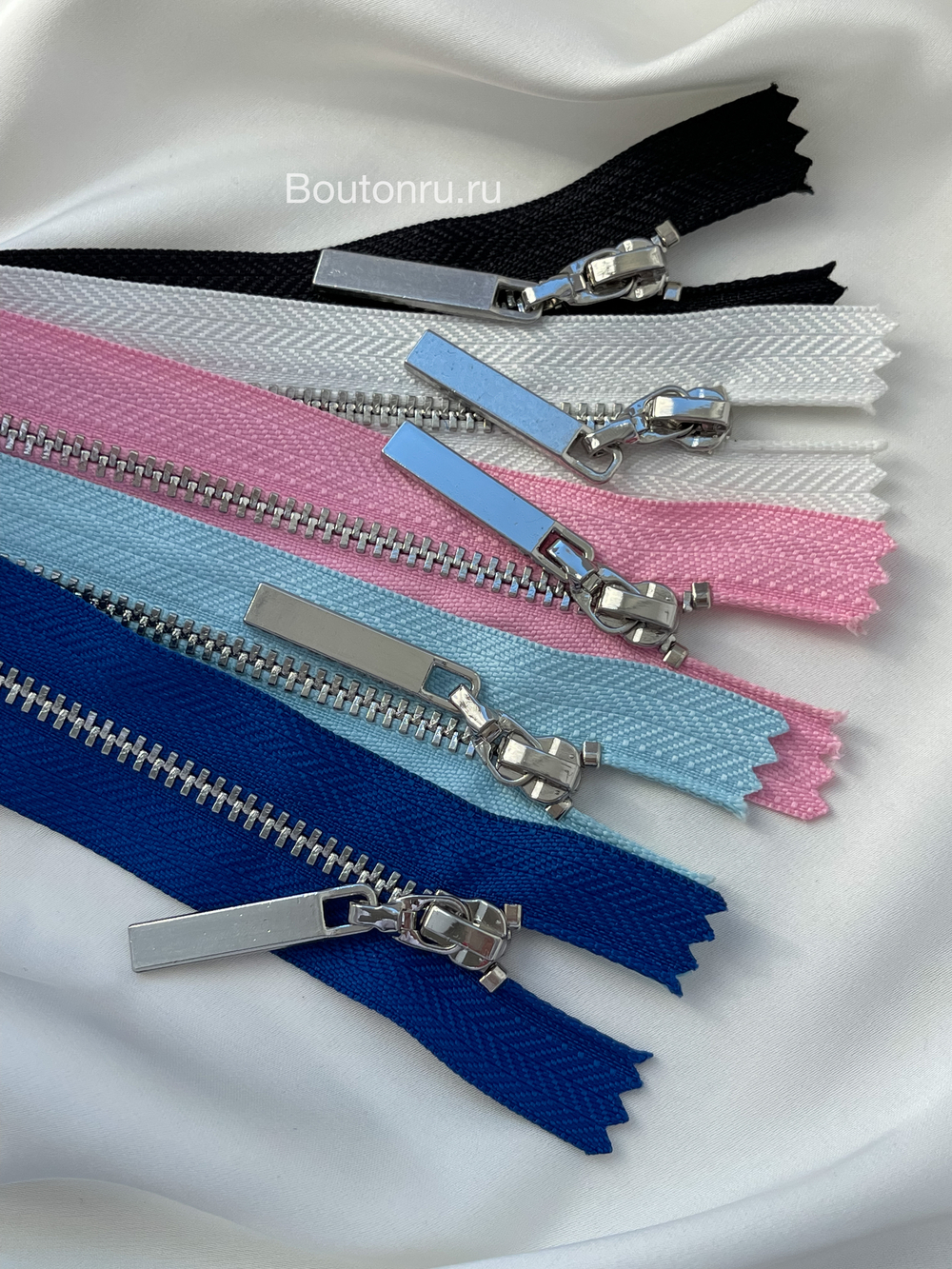 Молния розовая серебро