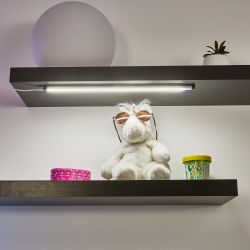 ULI-F48-5W-4500K SENSOR IP20 SILVER Светильник светодиодный для мебели. 500x25x9мм. 400Lm. ТМ Uniel