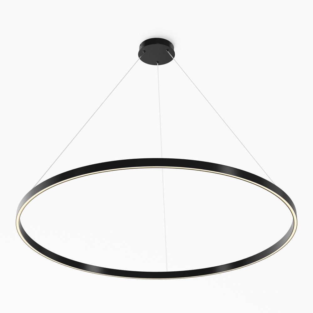 Люстра подвесная светодиодная Maytoni Rim MOD058PL-L65BK