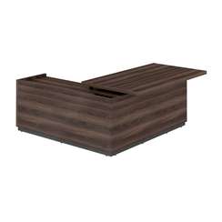 RF.101R.DA.DA / Стол для руководителя, правый 1850х1850х750 мм / столешница: дуб адриа, основание стола: дуб адриа