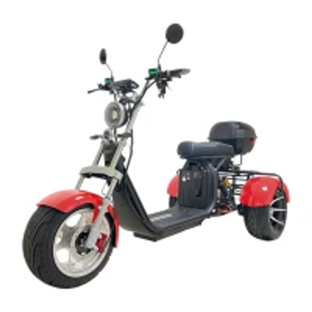Электроскутер CITYCOCO X7 Pro TRIKE Черный глянец