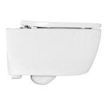 Унитаз подвесной Azario NEMI 530х360х360 безободковый, система слива "скрытое Торнадо", с быстросъемным сиденьем микролифт (AZ-1293WH)