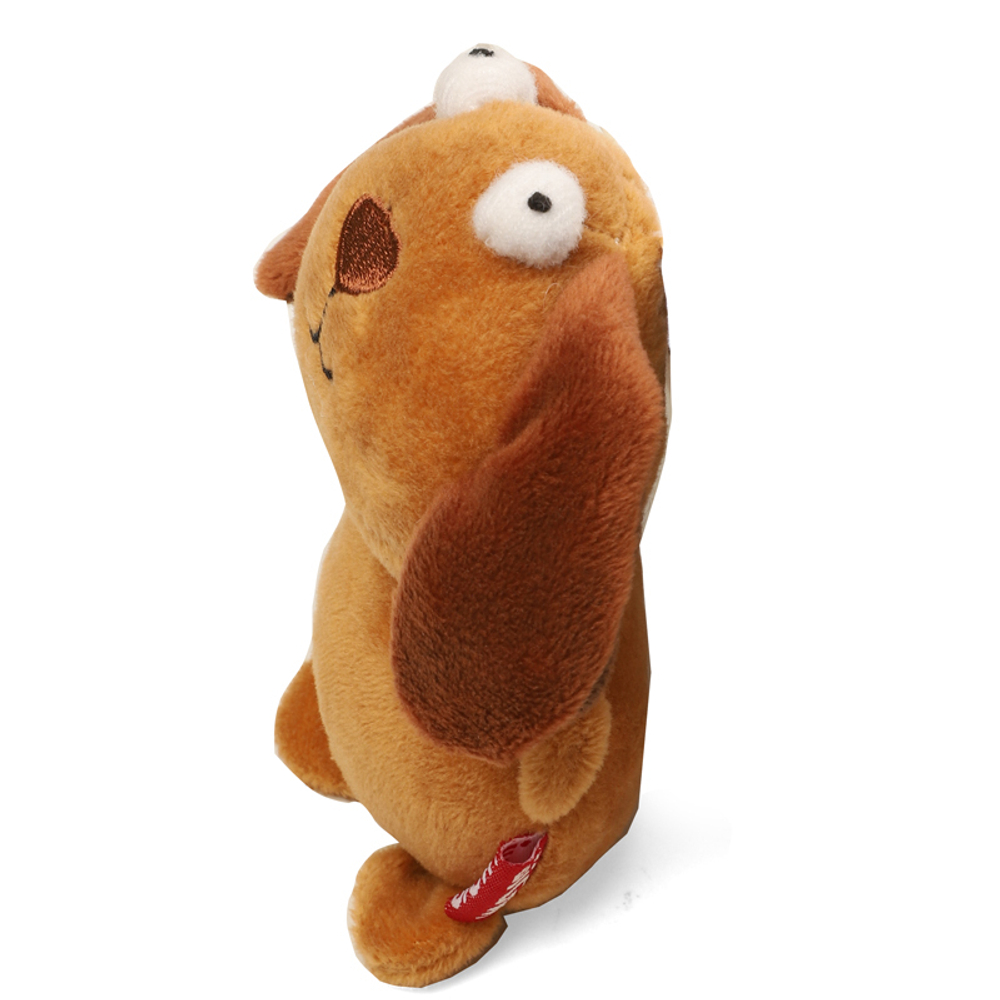 75431 Игрушка для собак Собака с пищалкой 15см, серия PLUSH FRIENDZ, GiGwi