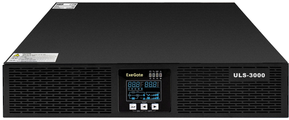 Источник бесперебойного питания  Exegate PowerExpert ULS-3000.LCD.AVR.C13.USB.RS232.SNMP.2U