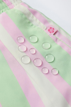 ZARA ВОДООТТАЛКИВАЮЩИЕ ШОРТЫ-БЕРМУДЫ В ПОЛОСКУ, РАЗНОЦВЕТНЫЙ