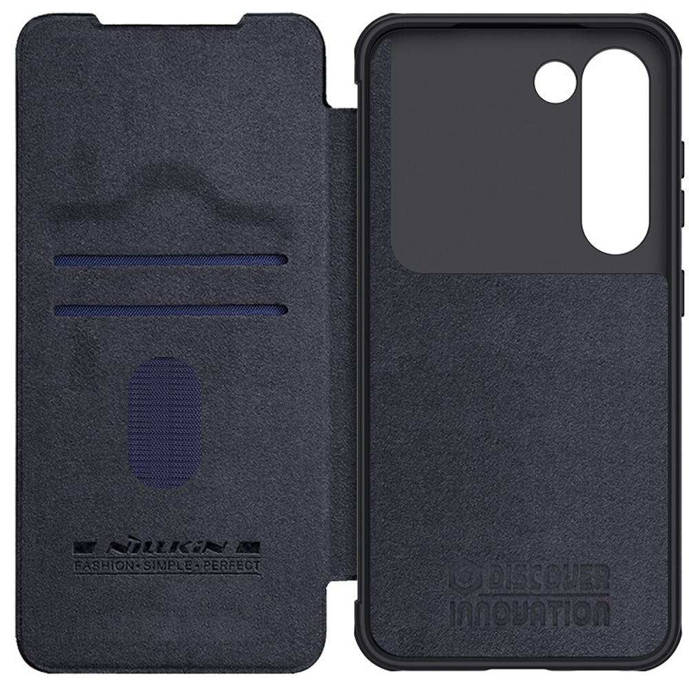 ✓ Кожаный чехол книжка от Nillkin для смартфона Samsung Galaxy S23+ Плюс,  серия Qin Pro Leather с защитной шторкой для камеры - купить по отличной  цене 🤑 в интернет магазине caseport в