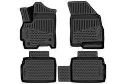 Коврики в салон для EXEED LX 2022-, Внедорожник, 4шт. (Повышенная устойчивость, повышенная износостойкость) FORMAT.3DAN0283210K