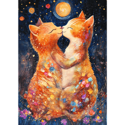 Pazl / Пазлы / Puzzles - "500" - Moonlight Kiss