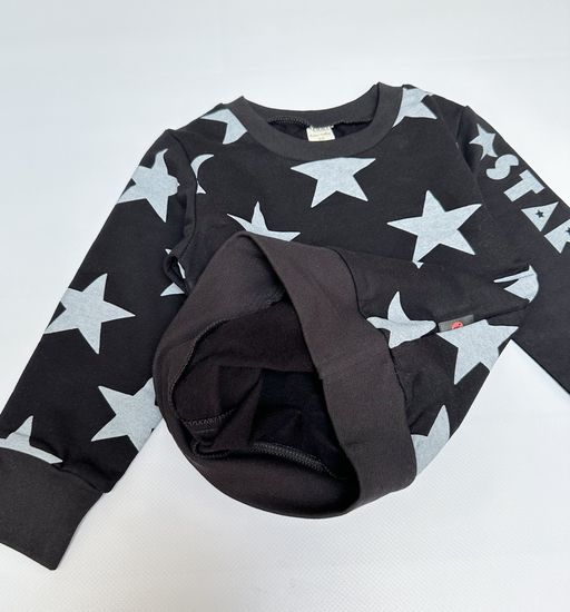 Свитшот "Звезды" черный