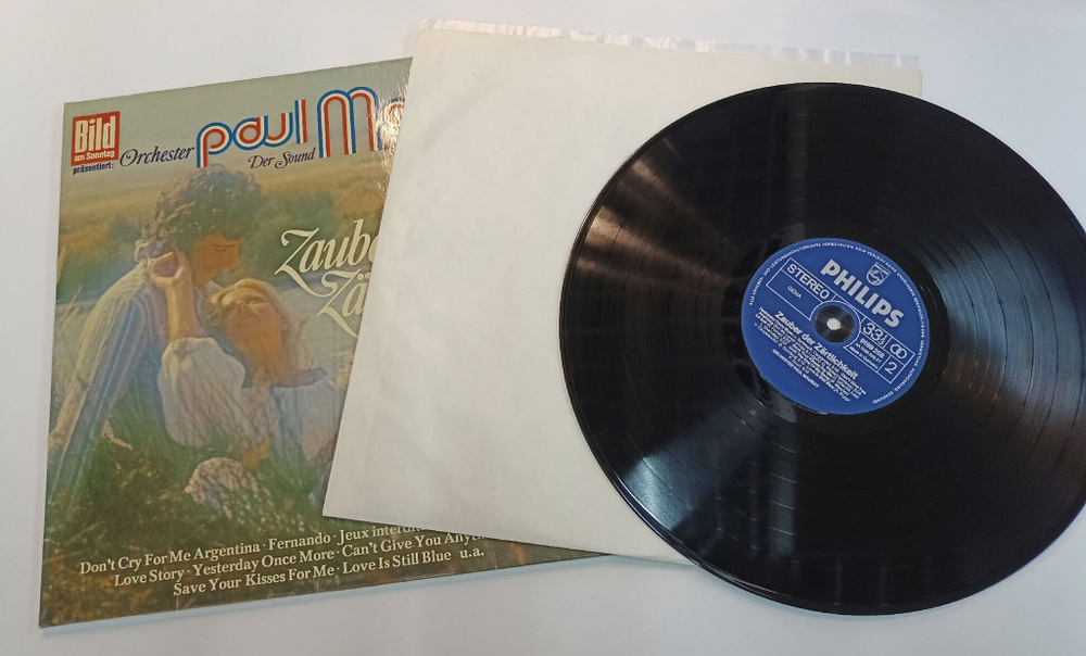 Винтажная виниловая пластинка LP Orchester Paul Mauriat Поль Мориа Zauber Der Zartlichkeit (Germany 1977)
