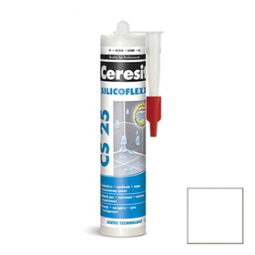 Затирка силиконовая Ceresit CS 25 белая №01 0,28 л