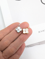 Подвеска цветок с перламутром, 11*11мм