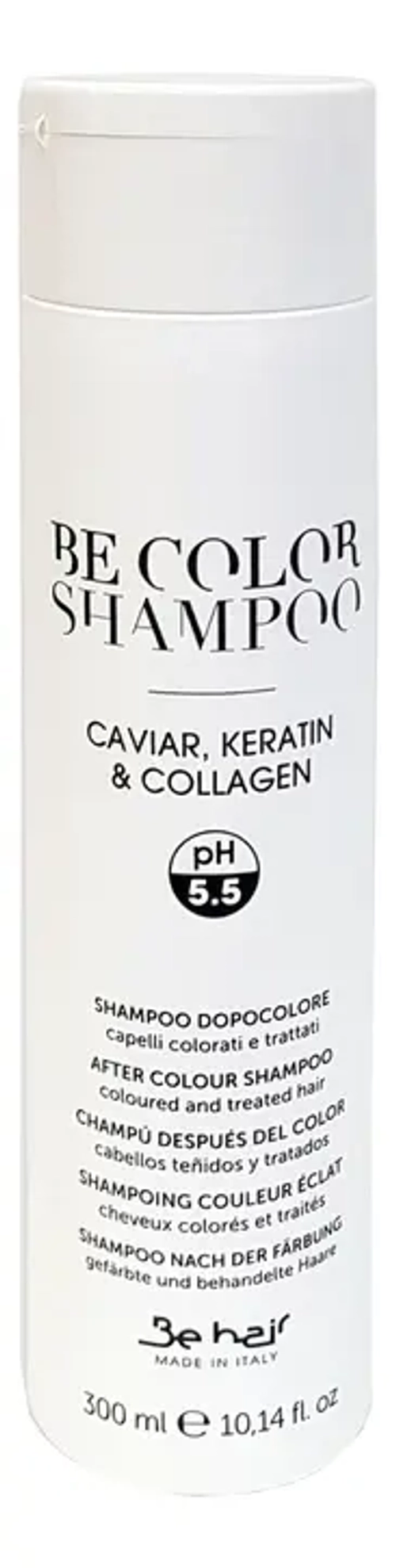 Be Hair Шампунь для поддержания цвета окрашенных и поврежденных волос Be Color Shampoo,300 мл