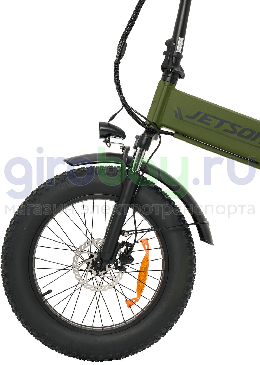 Электровелосипед Jetson GRIZZLY 1200w (48v15ah) - Зелёный фото №11