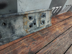 Усилитель заднего бампера Toyota Corolla (E150/E180) Б/У Оригинал 5217102080