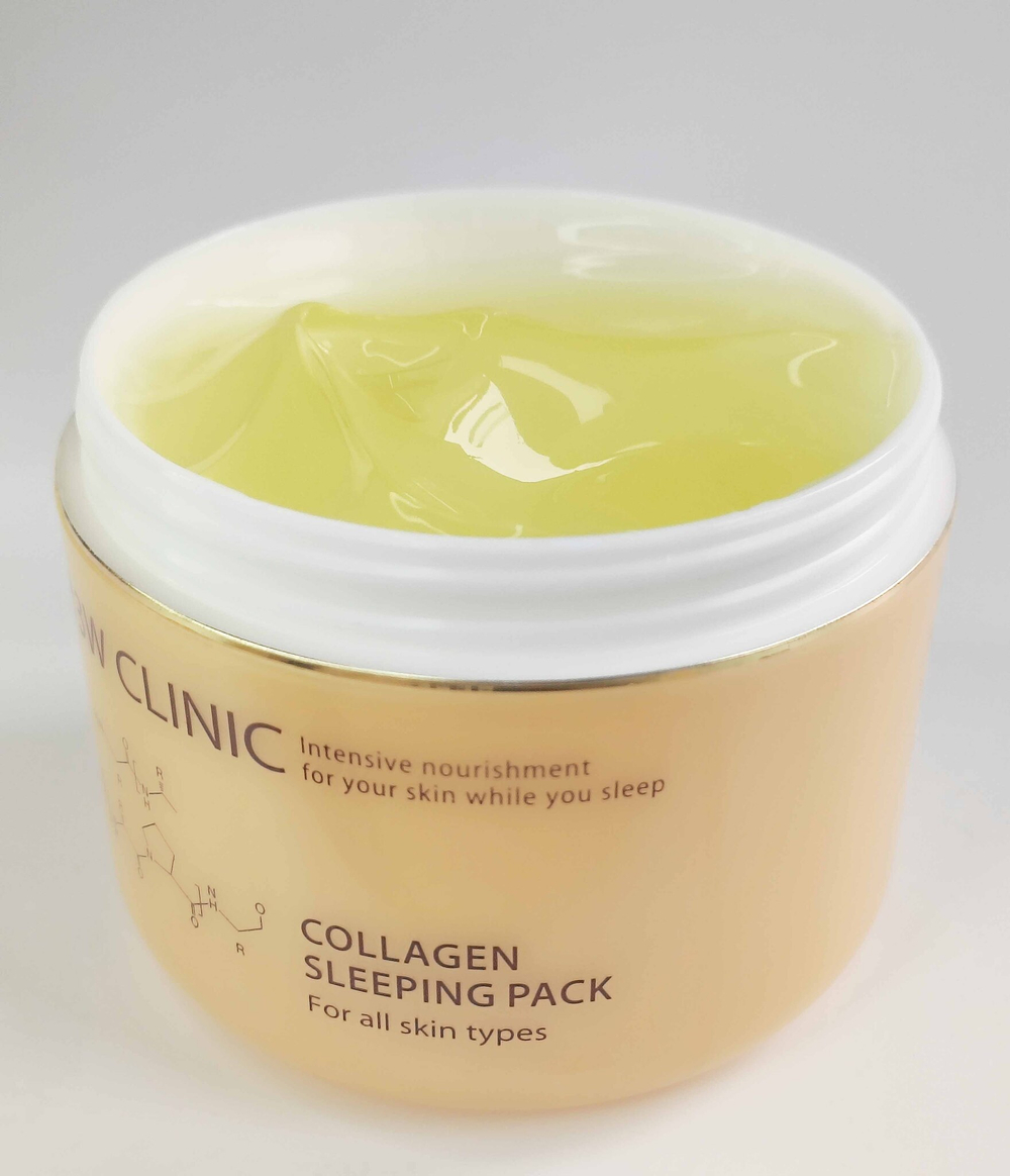 Ночная маска для лица с коллагеном 3W CLINIC COLLAGEN SLEEPING PACK, 100 мл