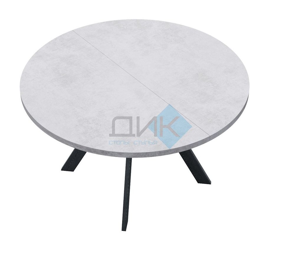 Стол DikLine RD100 опоры чёрные