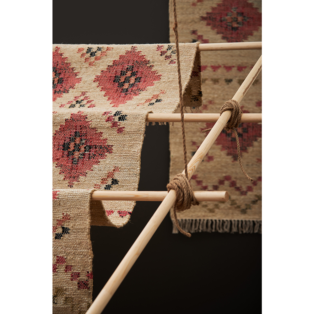 Ковер из шерсти по мотивам башкирских орнаментов из коллекции cultural heritage, 200х300 см