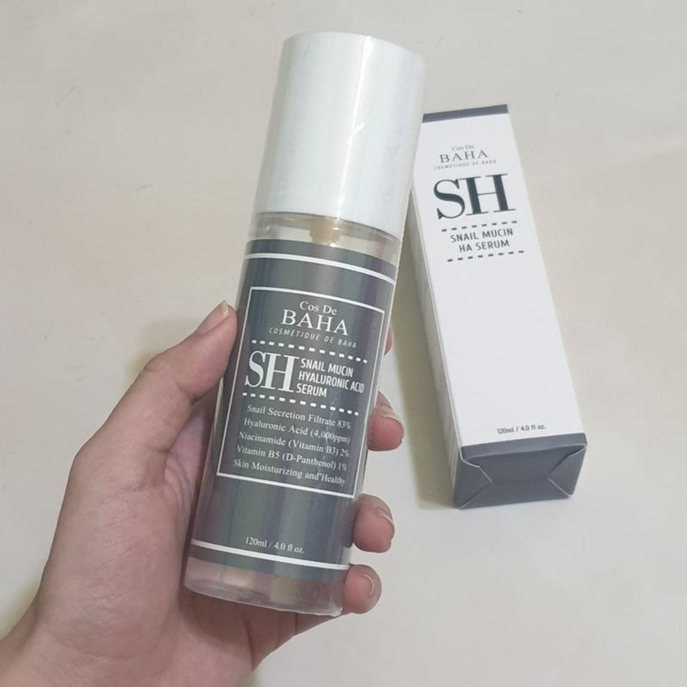 Сыворотка для лица с муцином улитки Cos De BAHA Snail Serum