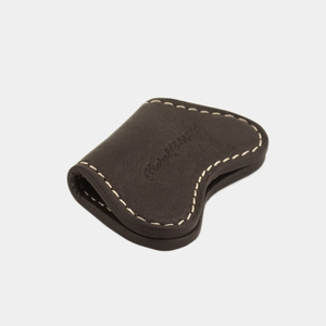 Держатель для наушников Papillon из кожи теленка, темно-коричневого цвета