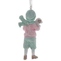 GAEM Изделие декоративное подвесное "Девочка и мальчик", L5 W3 H11 см, 4в.
