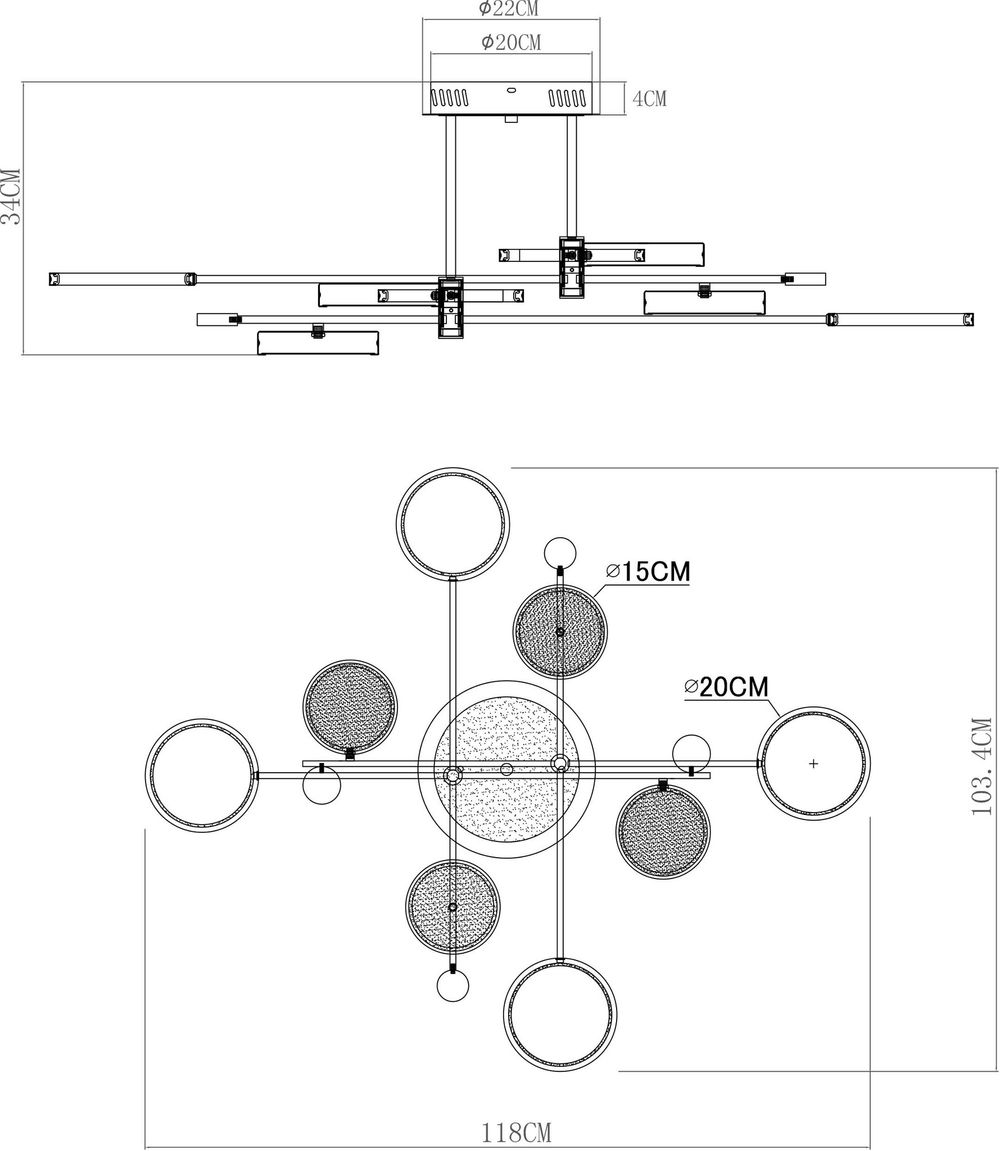 Потолочная люстра Arte Lamp