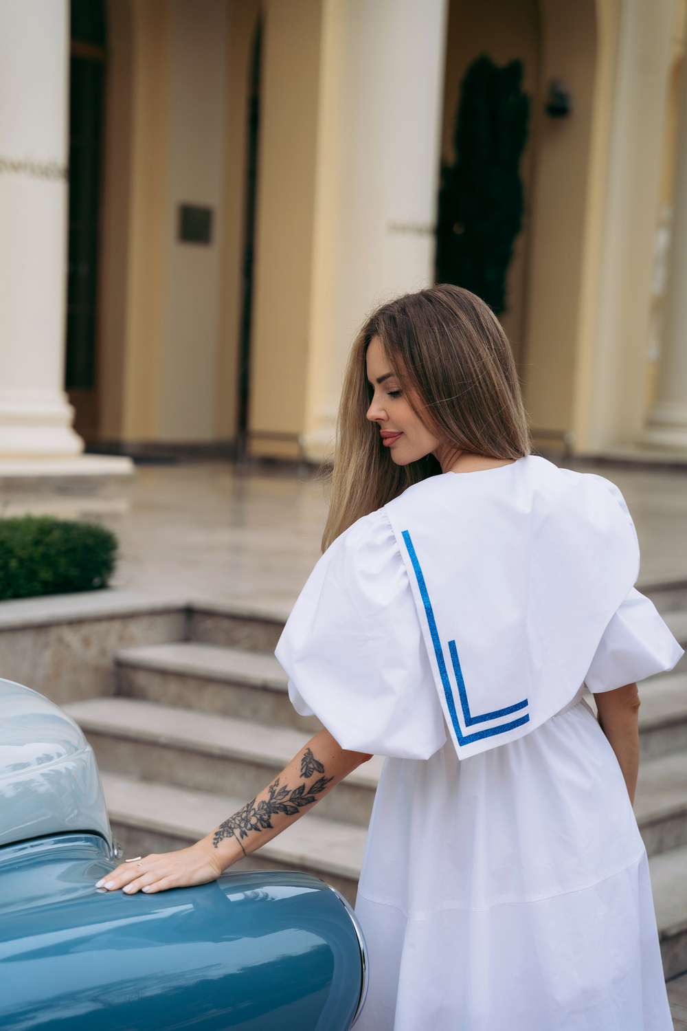 Платье “Ocean of heart” middle dress