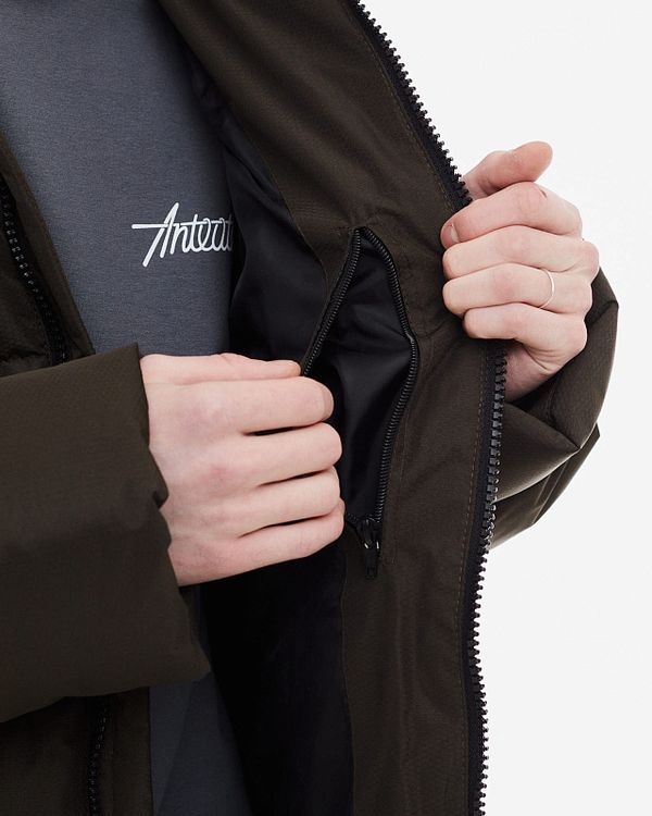 Пуховик Downlong brown - фото 6