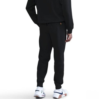 Мужские теннисные штаны Nike Court Heritage Dri-FIT Fleece - black