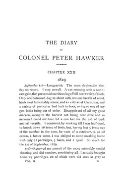 The Diary of Colonel Peter Hawker, 1802-1853. Vol. 2 | Hawker Peter