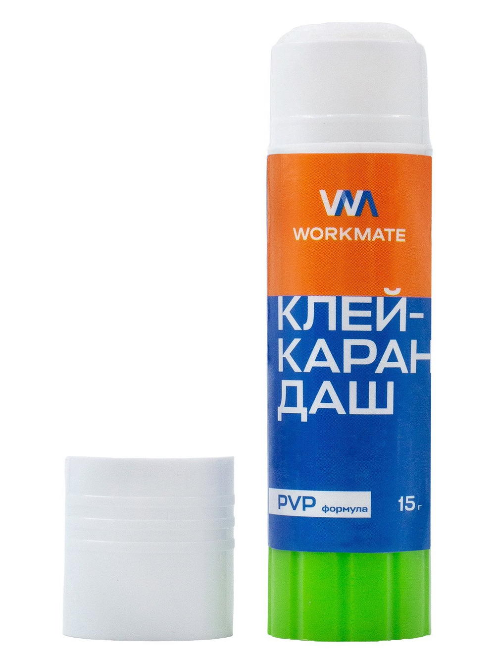 Клей-карандаш Workmate, PVP, 15 г,  улучшенная формула