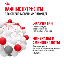 Royal Canin Sterilised 37 Корм сухой сбалансированный для взрослых стерилизованных кошек - 1,2 кг