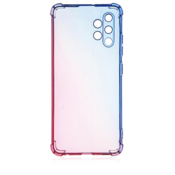 Чехол ROSCO для Samsung Galaxy A32 оптом (арт. SS-A32-HARD-TPU-DARKBLUE-PINK)