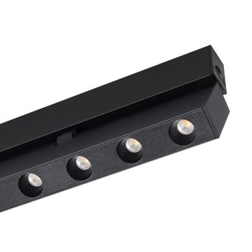 Магнитный трековый светильник 6W 3000K 034217 черный MAG-DOTS-FOLD-25-S200-6W Warm3000 Arlight