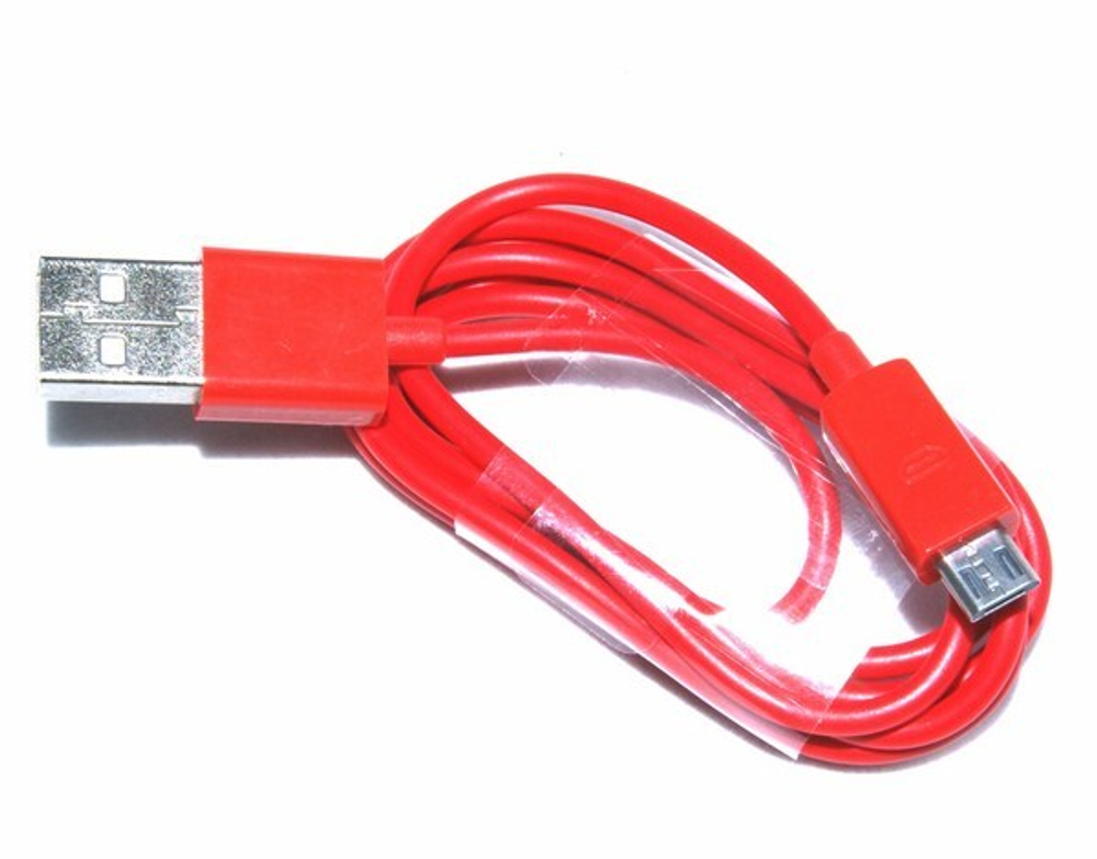 Кабель USB - Micro (красный) 1м