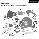 Шлем CKX MISSION AMS EDL SOLID BK MAT 3XL