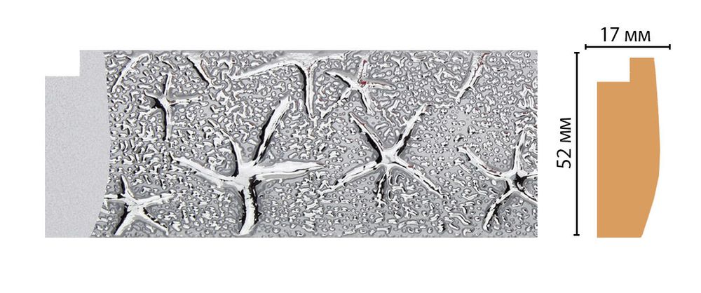 Багет Decomaster FM17-1 52*17*2850мм