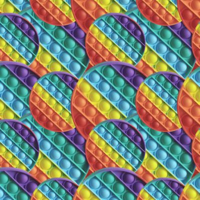 rainbow pop it pattern