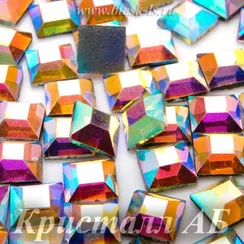 794 Термостразы Квадрат, Кристалл АБ (кв)