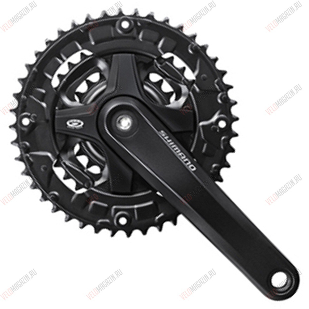 Система Shimano M351, 175мм, Кв, 44/32/22, с болтами, черн
